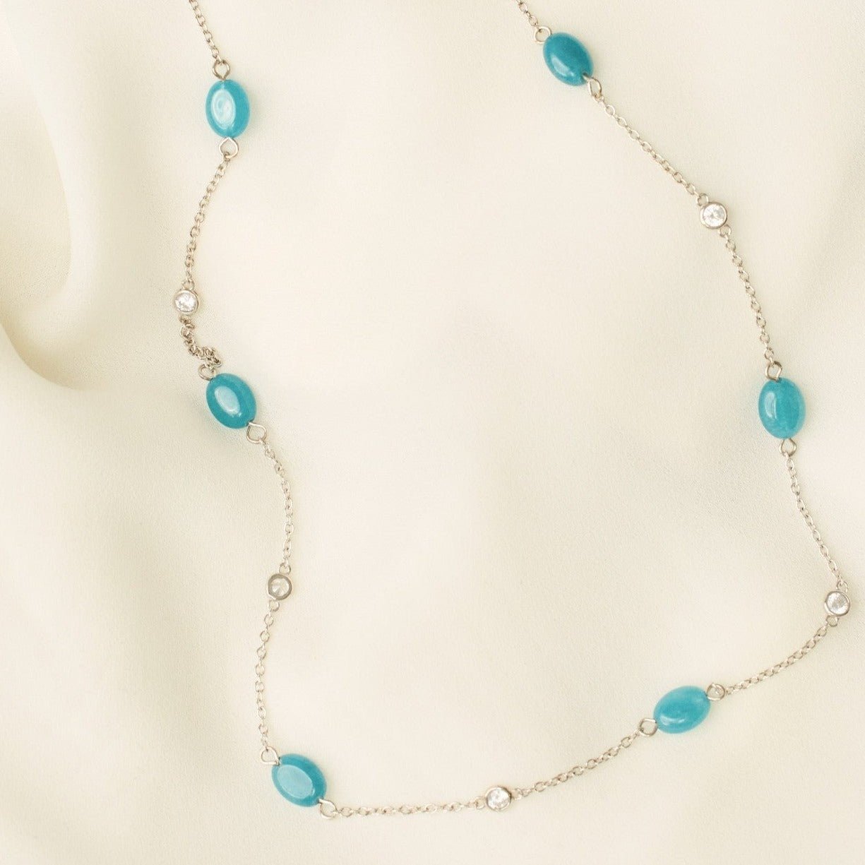 Bloomy Blue Kette - Fiocco Jewelry