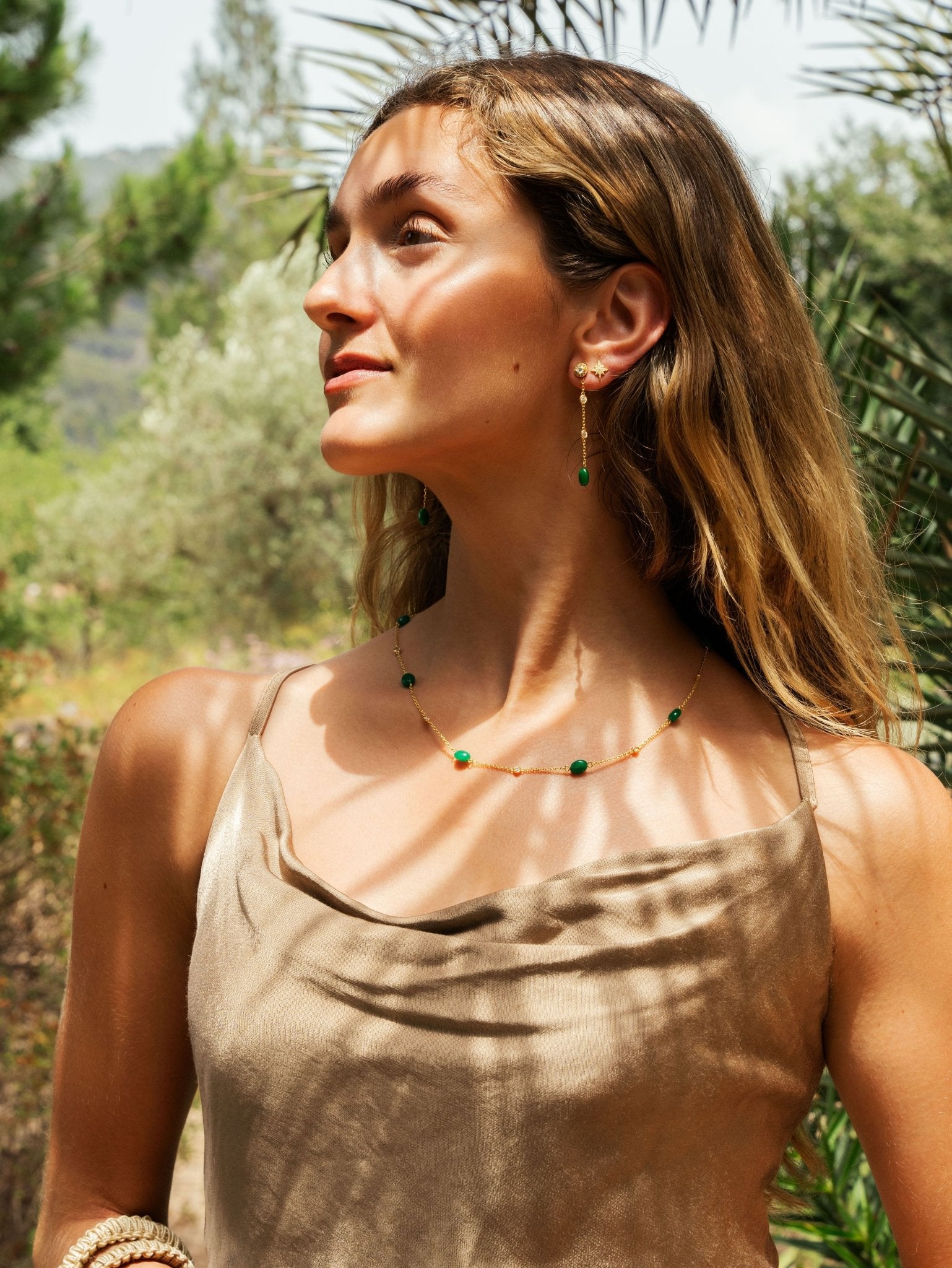 Bloomy Green Kette - Fiocco Jewelry