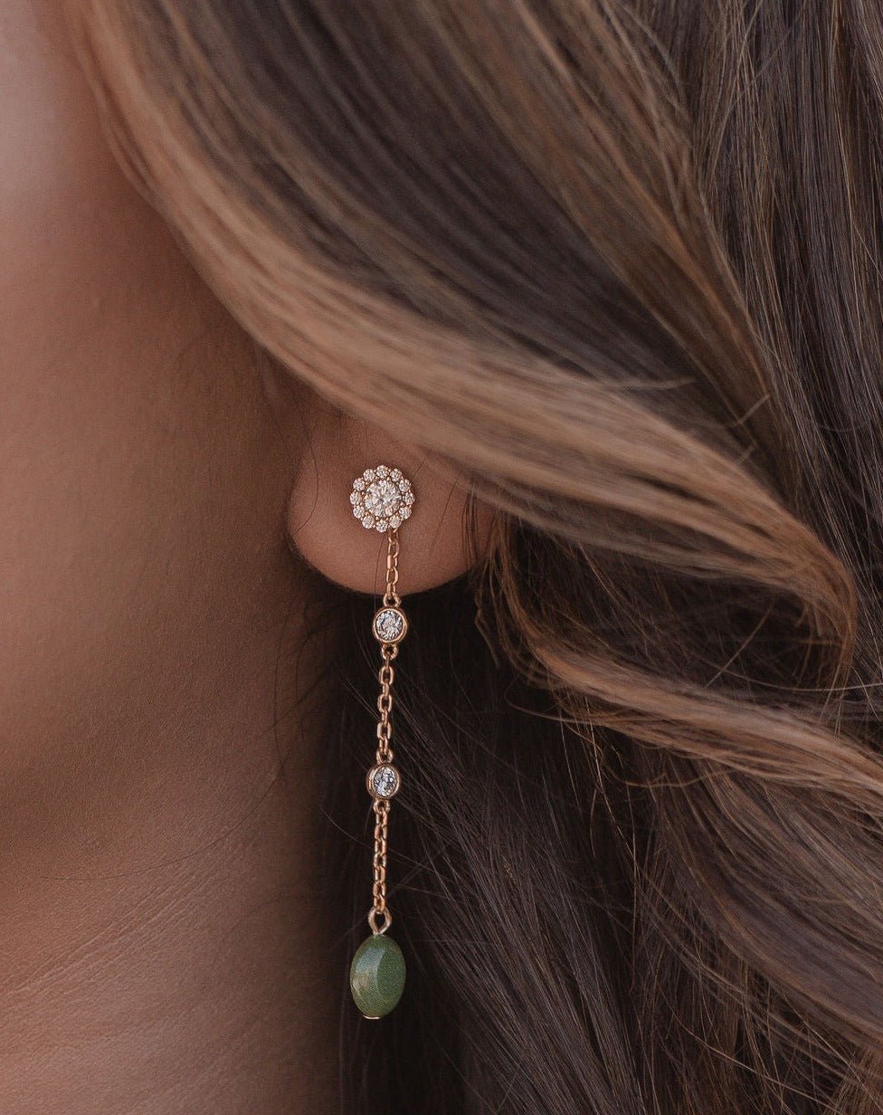 Bloomy Green Ohrringe - Fiocco Jewelry