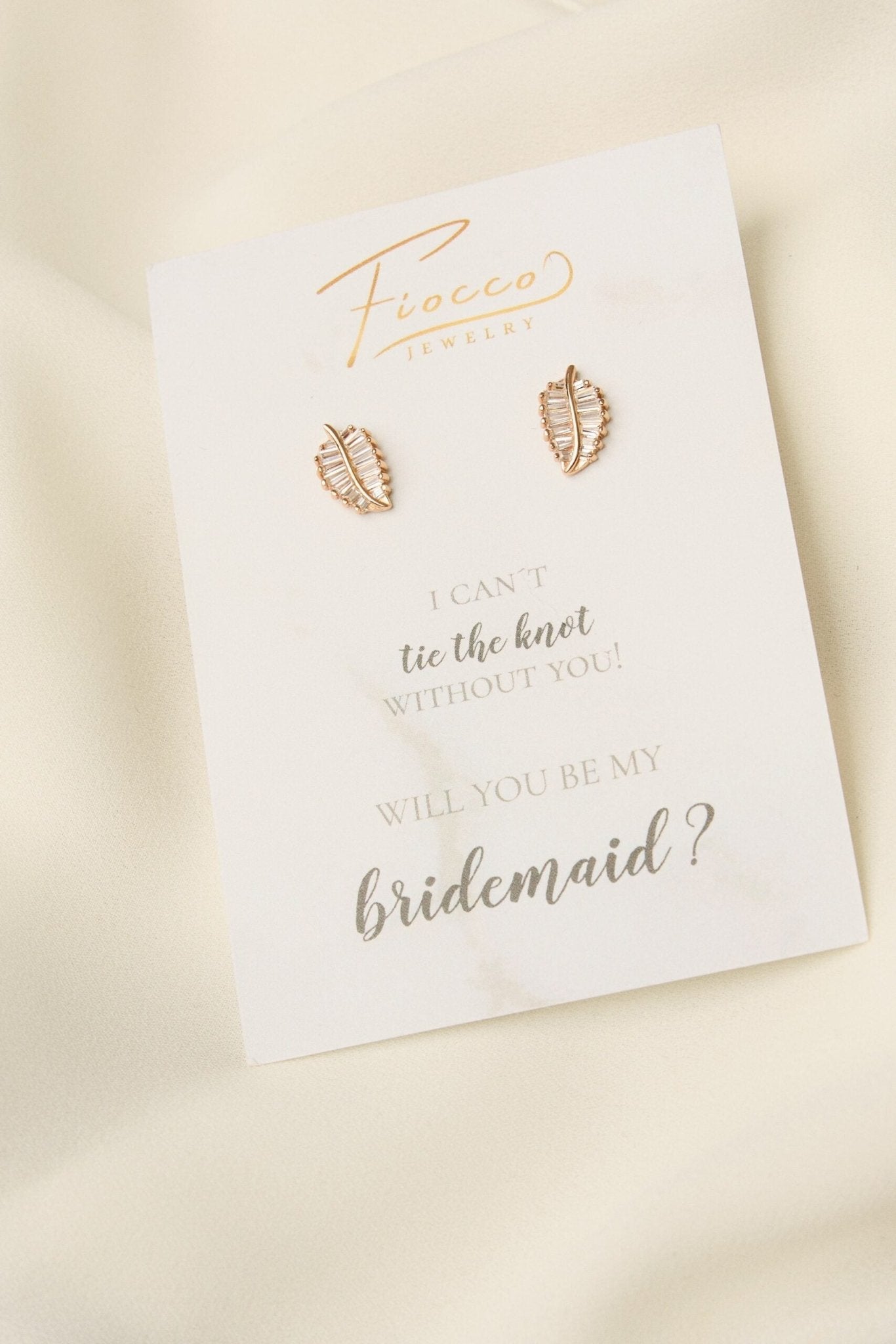 Bridesmaid Schmuckkarte - Fiocco Jewelry