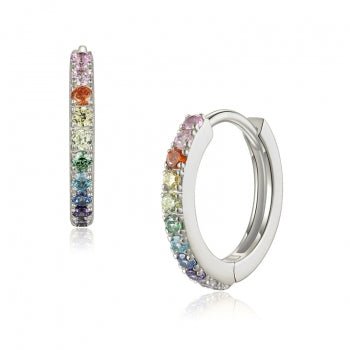 Rainbow Creolen - Fiocco Jewelry