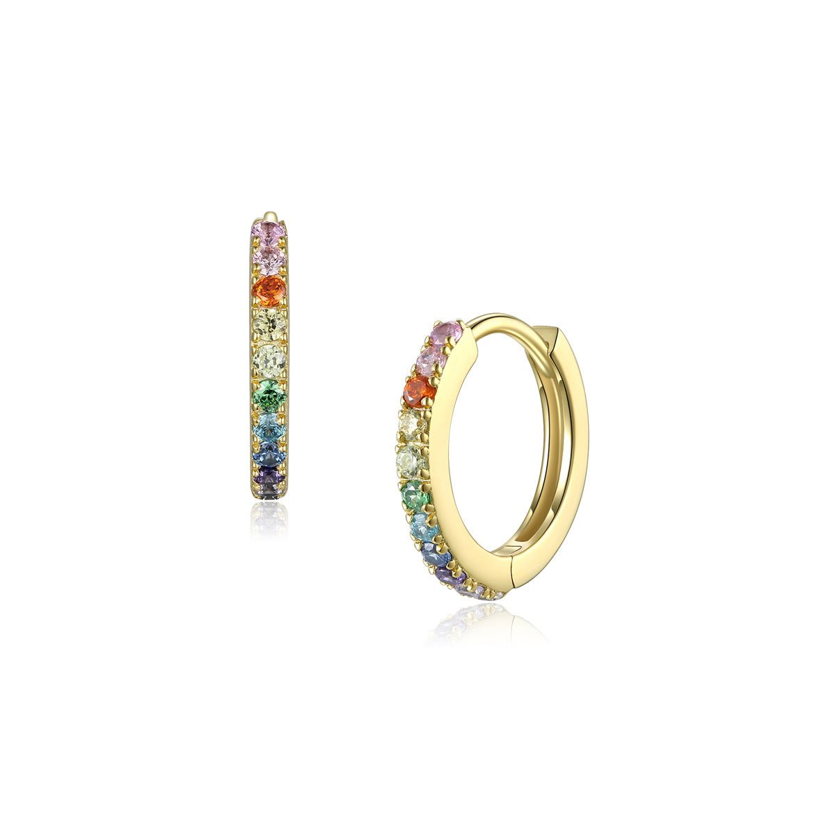 Rainbow Creolen - Fiocco Jewelry