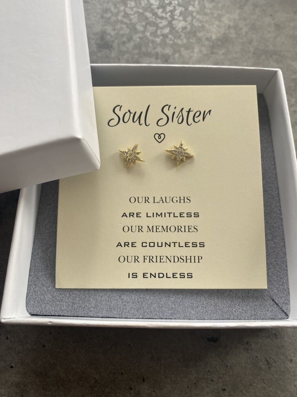 Soul Sister Schmuckkarte - Fiocco Jewelry