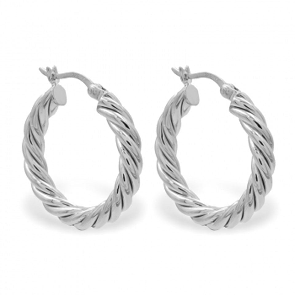 Twisted Creolen - Fiocco Jewelry