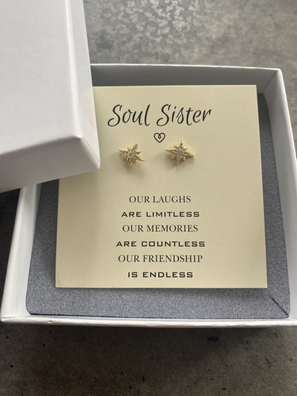 Soul Sister jewelry card