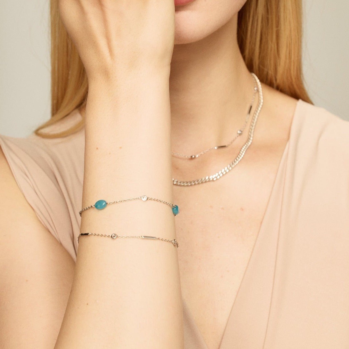 Bloomy Blue Armband - Fiocco Jewelry