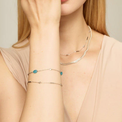 Bloomy Blue Armband - Fiocco Jewelry