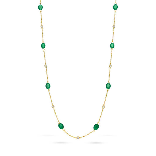 Bloomy Green Kette - Fiocco Jewelry