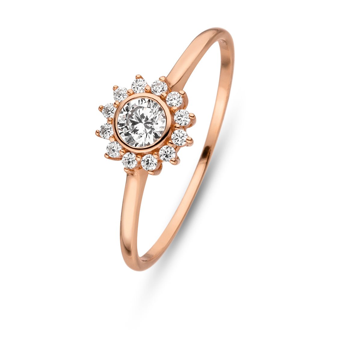 Halo Sun Ring - Fiocco Jewelry
