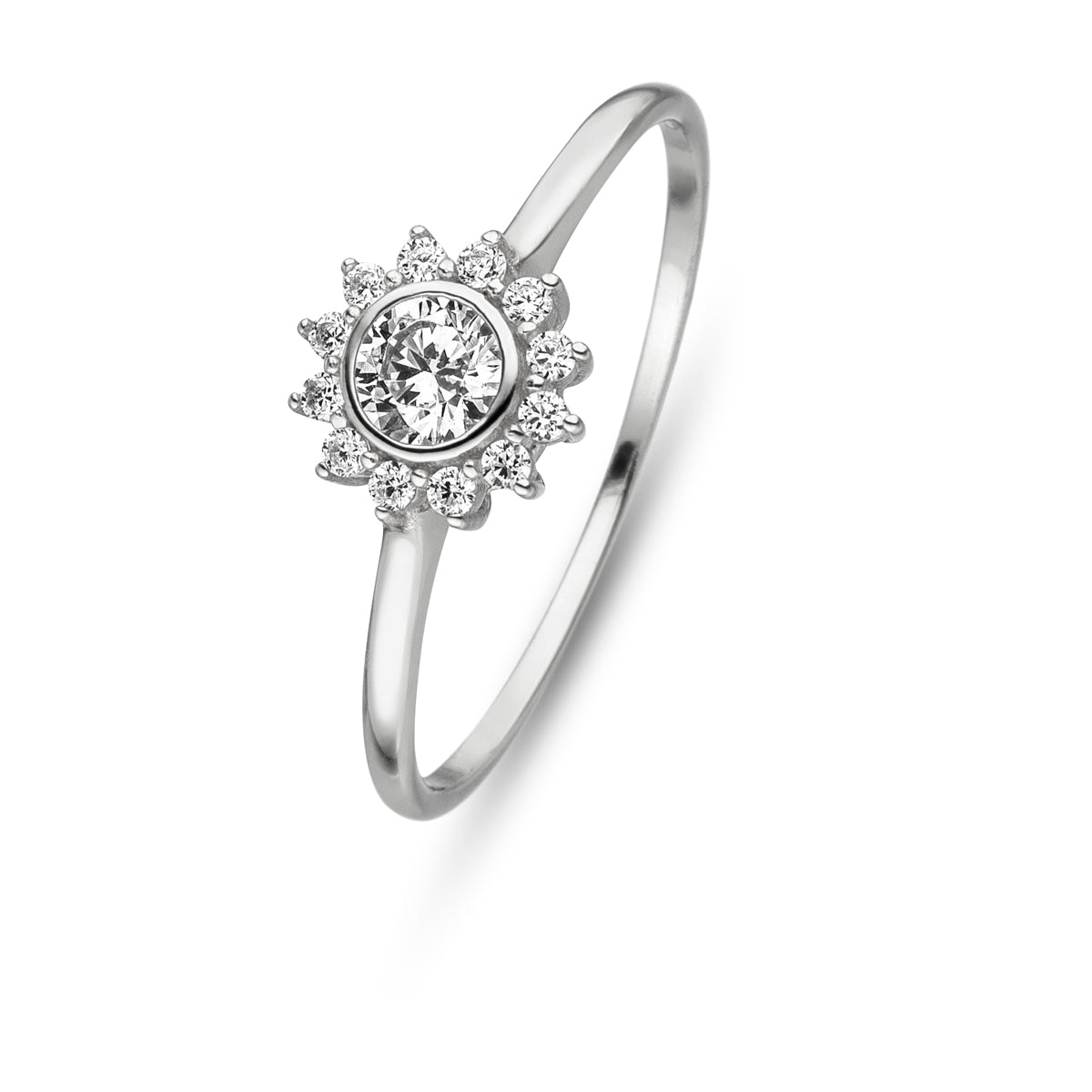 Halo Sun Ring - Fiocco Jewelry