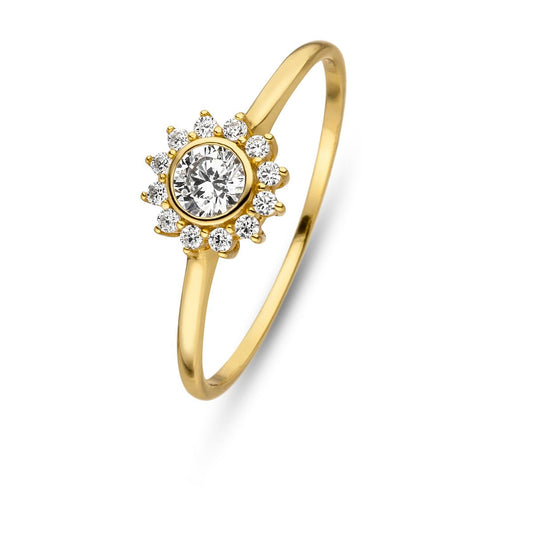 Halo Sun Ring - Fiocco Jewelry