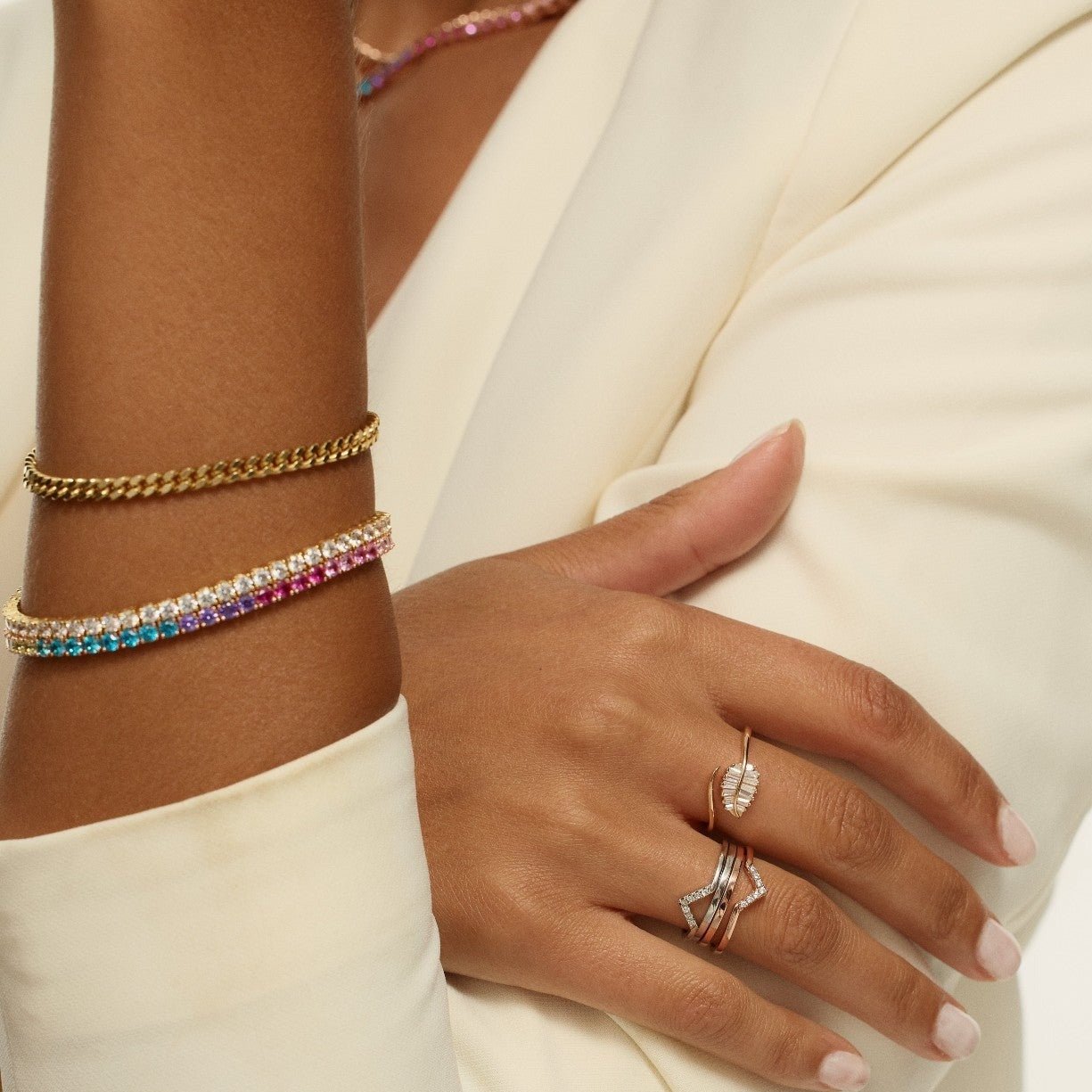 Rainbow Armband - Fiocco Jewelry
