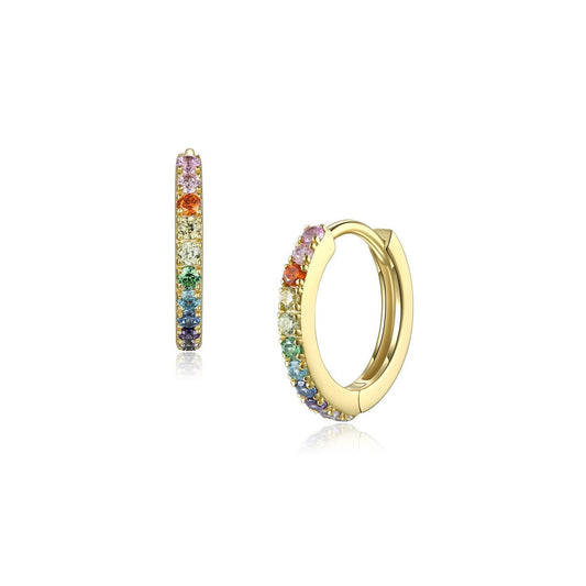 Rainbow Creolen - Fiocco Jewelry
