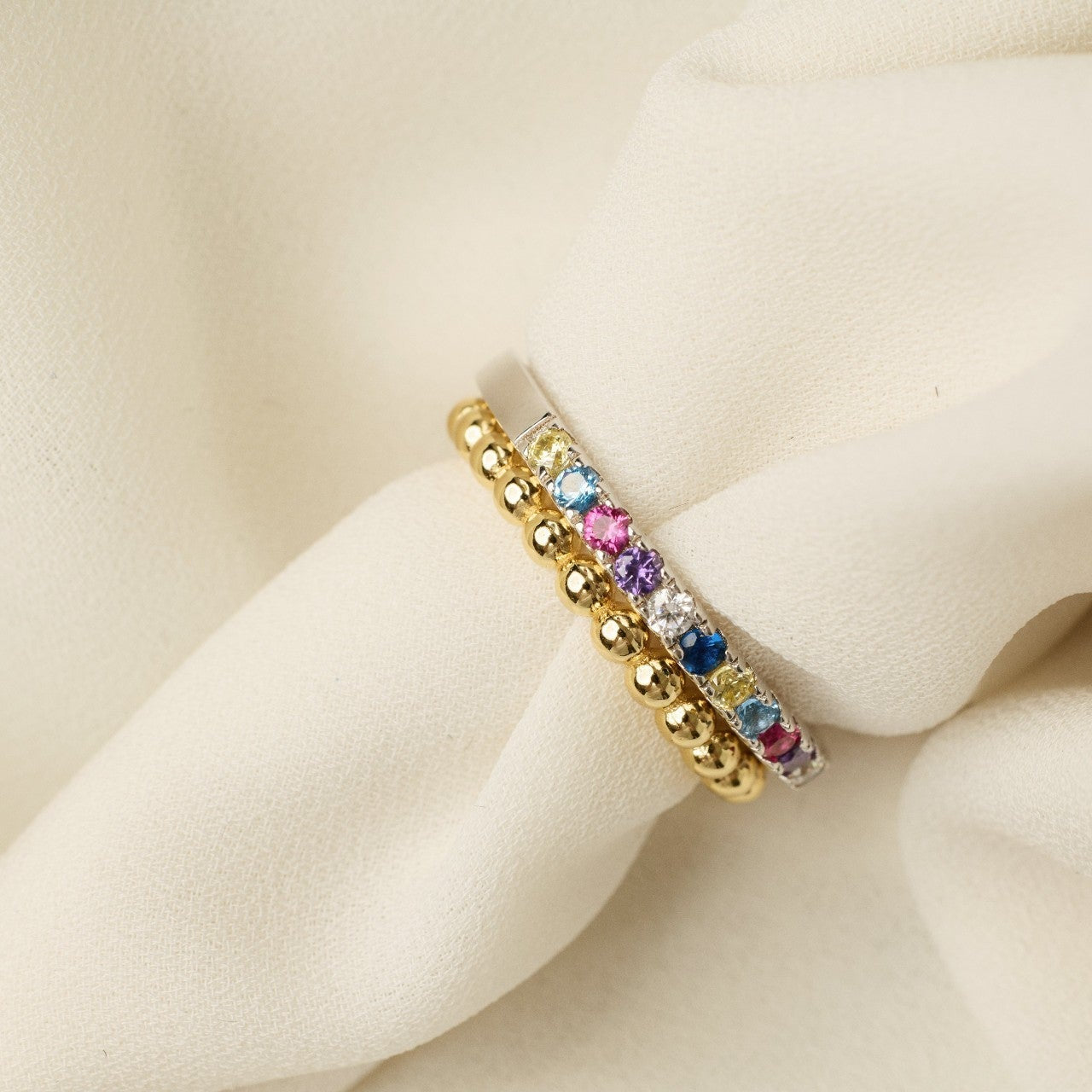 Rainbow Ringe - Fiocco Jewelry